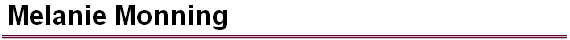  Melanie Monning 